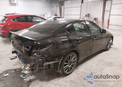 2018 Infiniti Q50 3.0T Red Sport 400 from USA, damaged, VIN JN1FV7AR7JM480181